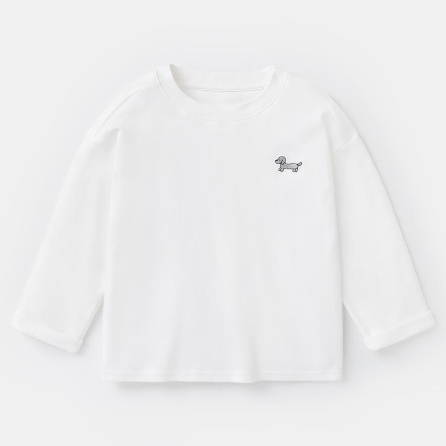 Футболка для мальчиков из антибактериального хлопка с длинными рукавами в полоску