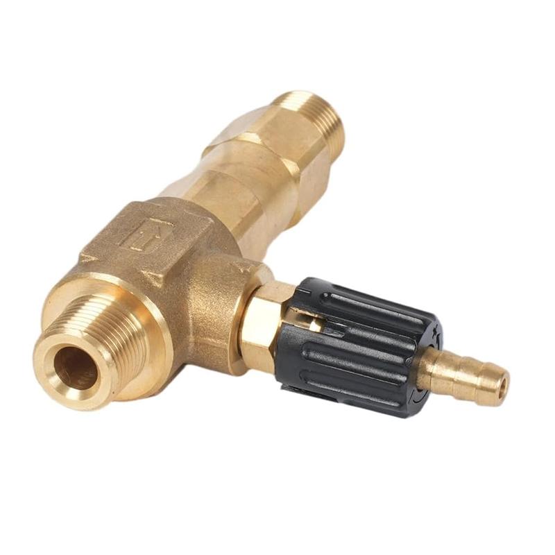 Инжектор химикатов для мойки высокого давления 2-8 GPM N100811P для General Pump, регулируемый, для подачи химикатов downstream, сопло 1,8 мм