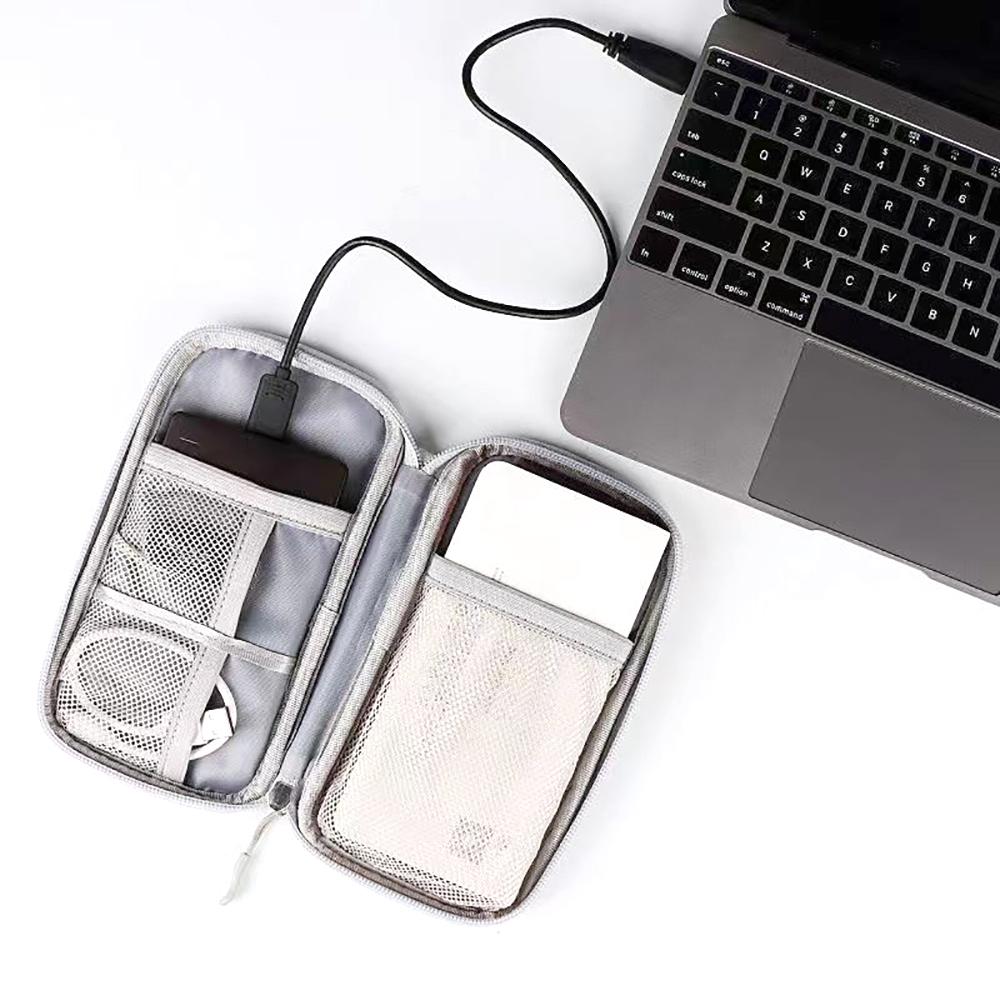 11*19см Портативная сумка для хранения Кабели Наушники USB-повербанк Ручки Туалетные принадлежности Аксессуары Водонепроницаемый Дорожный органайзер