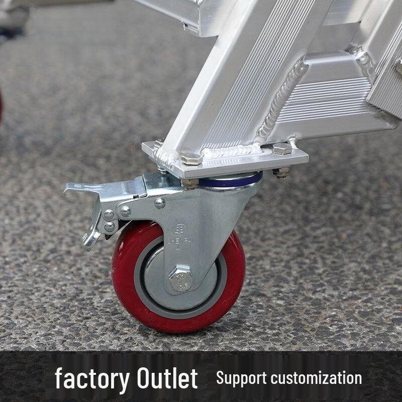 Aluminum Alloy Mobile Platform Ladder