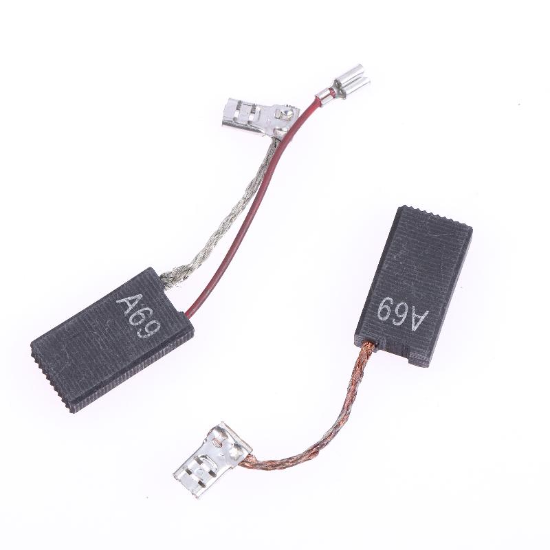 2PCS 1617014135 Carbon Brushes for GBH5-40DE GBH7-45DE Impact Drill Replacement 12.5x6.4x25.2mm