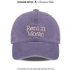 Korean-style simple and versatile letter-embroidered soft-top baseball cap for women, new spring-summer model, face-slimming duckbill cap for men