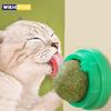 The Catnip Cat Wall Stick-on Ball Toy Scratchers Treats Healthy Natural Removes Balls To Promote Digestion Cat Grass Snack