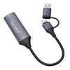 Карта захвата видео 4K HD в USB C и A с низкой задержкой USB 3.0 для стриминга, конференций, обучения