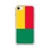 Coque iPhone - iPhone SE 2020 - Drapeau Bénin - Souple - Multicolore - Verticale