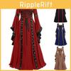 Vintage Gothic Renaissance Women's Halloween Costume Dress For Cosplay And Parties