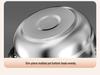 Qiaofangchu 304 Stainless Steel Steamer Pot: Thickened for Cooking Noodles, Soup, and Milk On Induction and Gas Stoves.