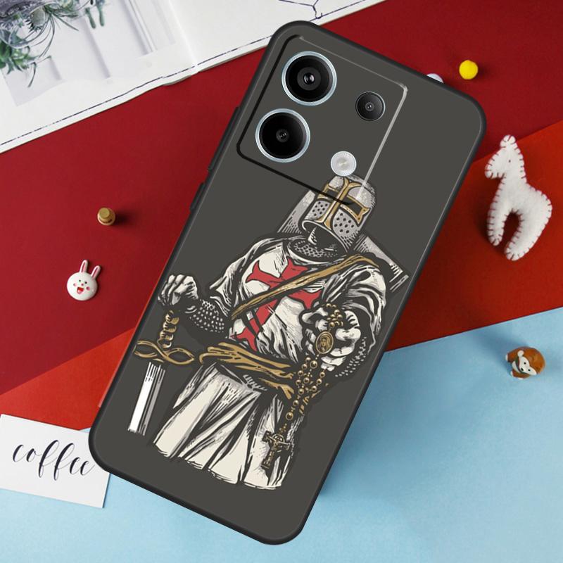 Чехол Christian Templar Knights для Xiaomi Redmi Note 12 11 10 9 8 13 Pro Plus 12S 11S 10S 9S 10A 9C 10C 12C 13C Cover