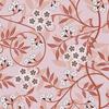 Parure de couette 4 pièces réversible 260 x 240 cm "Floral Taupe" pour lit 160 x 200 cm Coton Pur