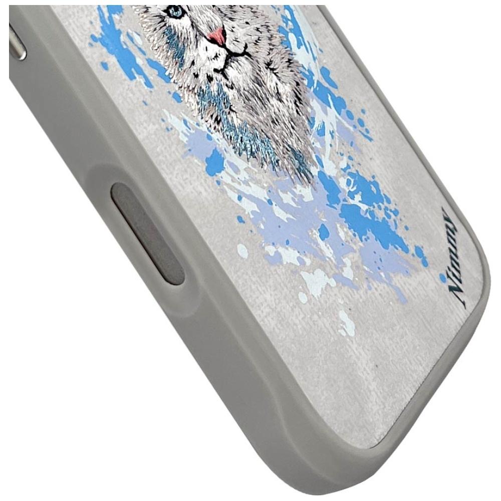 Etui do iPhone 16 Pro Nimmy MagSafe Jasnoszare
