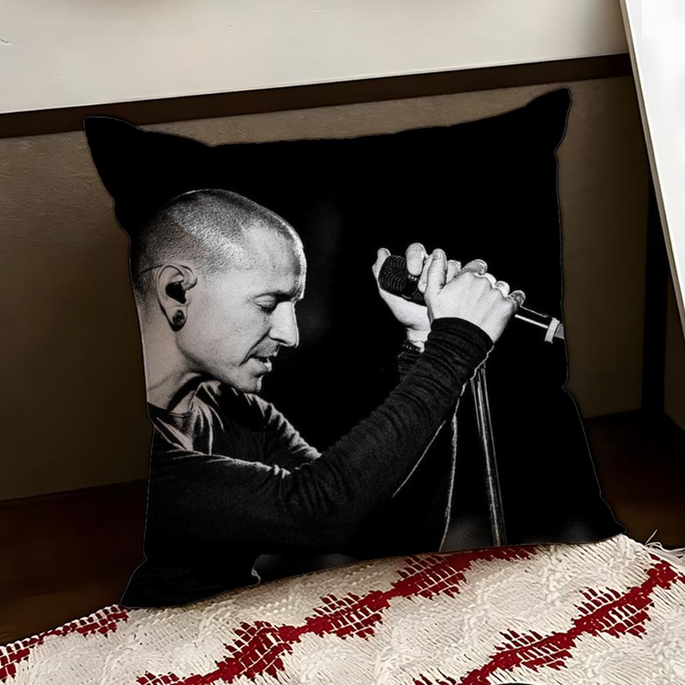 CChester BBennington Cushion Cover Reversible Soft Durable Pillow Cover Home Car MultiScene Use for Daily Comfort