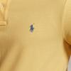 Polo Ralph Lauren FW23 Однотонная вышитая футболка-поло с коротким рукавом и вышитым логотипом, унисекс, желтые MNPOKNI1N822448-730