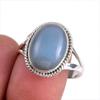 Natural Owyhee Opal Gemstone 925 Solid Sterling Silver Jewelry Ring Size 10 B0m23