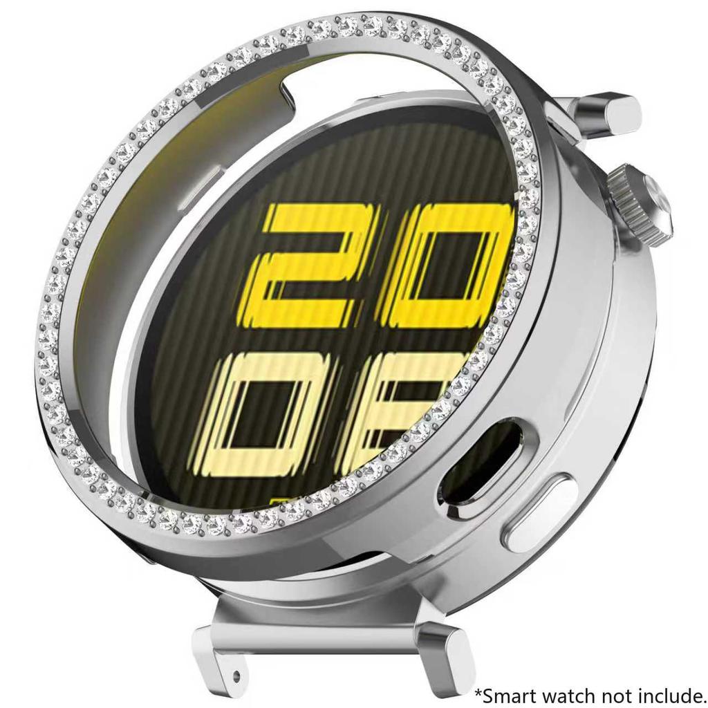 Блестящий полый корпус-рамка для Huawei Watch GT6 Алмазный хрустальный бампер-защита для Huawei Watch GT6 41 мм Аксессуар-оболочка