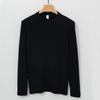 Men's Luxury Wool-Silk Thermal Round Neck Shirt for Autumn & Winter