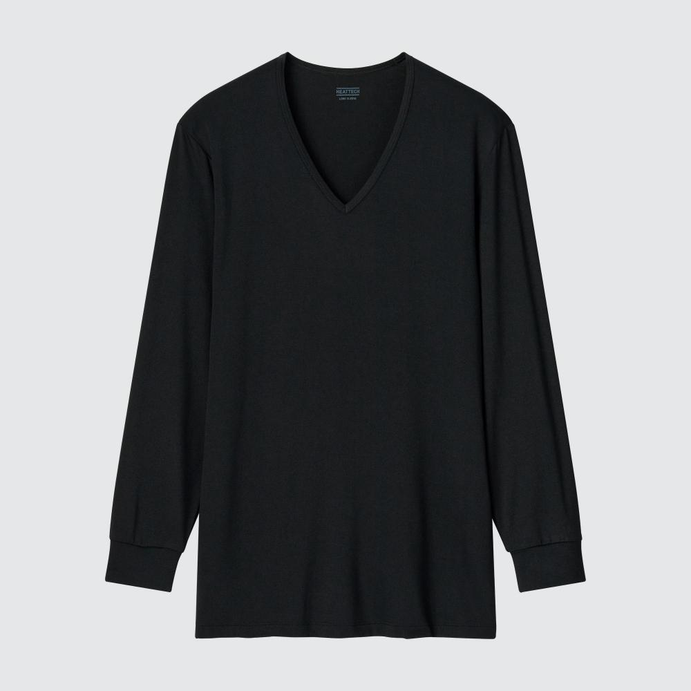 Uniqlo Футболка Japan HeatTech с V-образным вырезом и 4 рукавами 