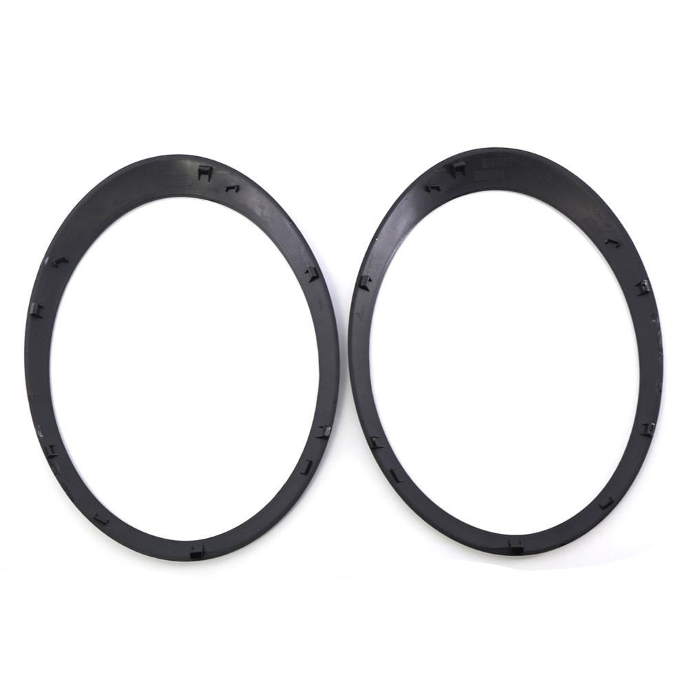 2 шт. Глянцевые черные накладки на фары левая+правая для Mini Cooper R55 R56 2008-2013