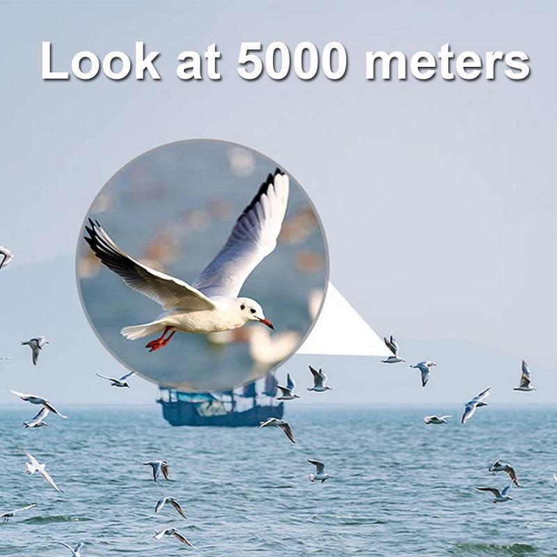 Binoculars Long Range Hd Folding Low Light Night Vision 4k Telescope For Hunting Tourism Outdoor