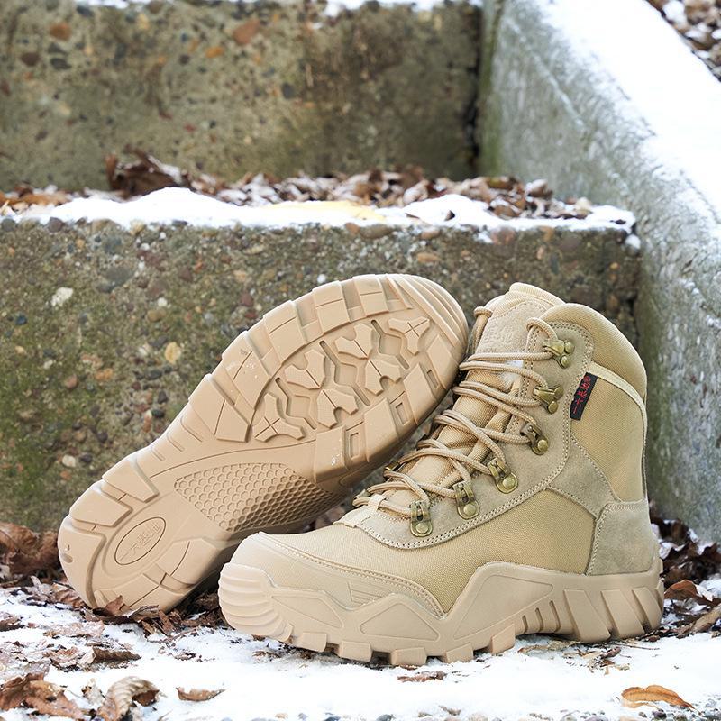 Мужские зимние ботинки Northeast из очень толстой кожи и меха – теплые, морозостойкие, нескользящие, шерстяные ботинки с бархатной подкладкой