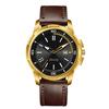 Часы Military Leather Watch с кварцевым механизмом и циферблатом, деловые, повседневные, для спорта на открытом воздухе, наручные часы