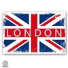 [P6496] - 'So British' Glitter Canvas (london- Union Jack) - 60x40 Cm