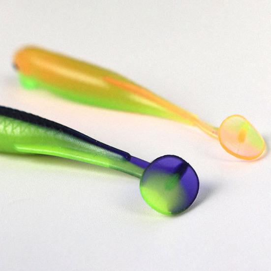 20 шт. рыболовная приманка 3D искусственная рыба с Т-образным хвостом гибкая приманка для техасских джигов необычные крючки для рыбалки на открытом воздухе