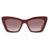 Bordeaux Gradient Cat Eye Ladies Sunglasses Sf1081se 603 55