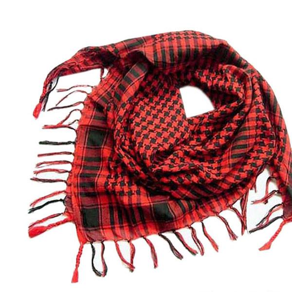 1PC Unisex Fashion Women Men Arab Shemagh Keffiyeh Palestine Scarf Shawl Wrap