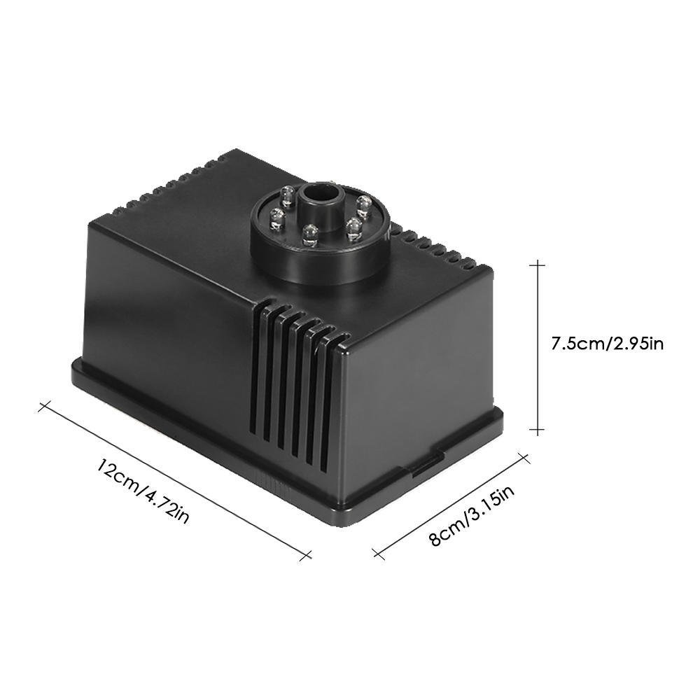 10 Вт погружной водяной насос со светодиодной подсветкой для аквариума, пруда, сада, фонтана для ванны с птицами