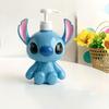 Disney Бутылка с нажимным дозатором Stitch, Пустая бутылка, Бутылка для ванной, Уникальный дизайн, Серия диспенсеров для ванной, кухни, рабочего стола, Подходит для декора ванной и кухни