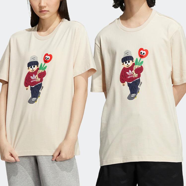 adidas Оригиналы x Шарр Морита Футболка Унисекс Абрикосовая HR3474