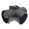 60mm/75mm Air Heater Outlet 3 Way Air Ducting Pipe Exhaust Connector Joint+Adjustable Valve Flap for Eberspacher Webasto Diesel