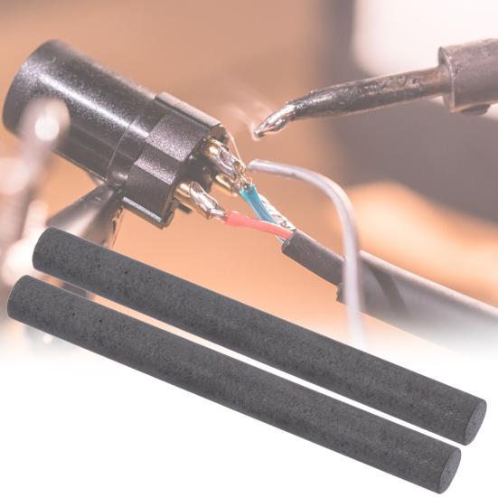 5 шт. 10x100 мм графитовый стержень с низким сопротивлением, коррозионностойкие сварочные материалы, профессиональный графитовый сварочный электрод, мастерская