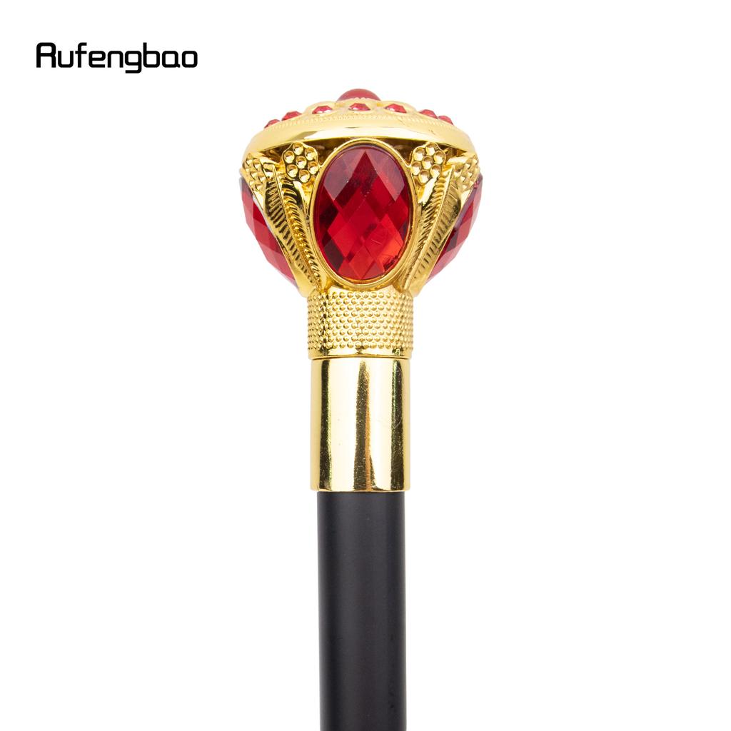 Золотой Красный Цветочный Шар Модная Трость Декоративная Трость Косплей Винтажная Вечеринка Модная Трость Посох 91 см