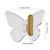2pcs Butterfly Hooks Are Powerful,Waterproof,Can Be Used in Kitchens,Bathrooms Without Leaving Marks or Needing To Drill Holes