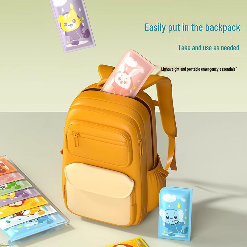 **Детский мультяшный дождевик**: Прочный, Утолщенный, Прозрачный, Комбинезон на все тело для начальной школы**