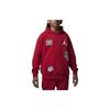 Jordan Sneaker School Patch Letter Number Hoodie Kids Hoodies Red HF2163-687
