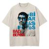 Cotton Vintage Washed Bad Bunny Deb Tirar Ms Fotos World Tour   T Shirt Women DTMF Funny Frog Oversize Tees Tops