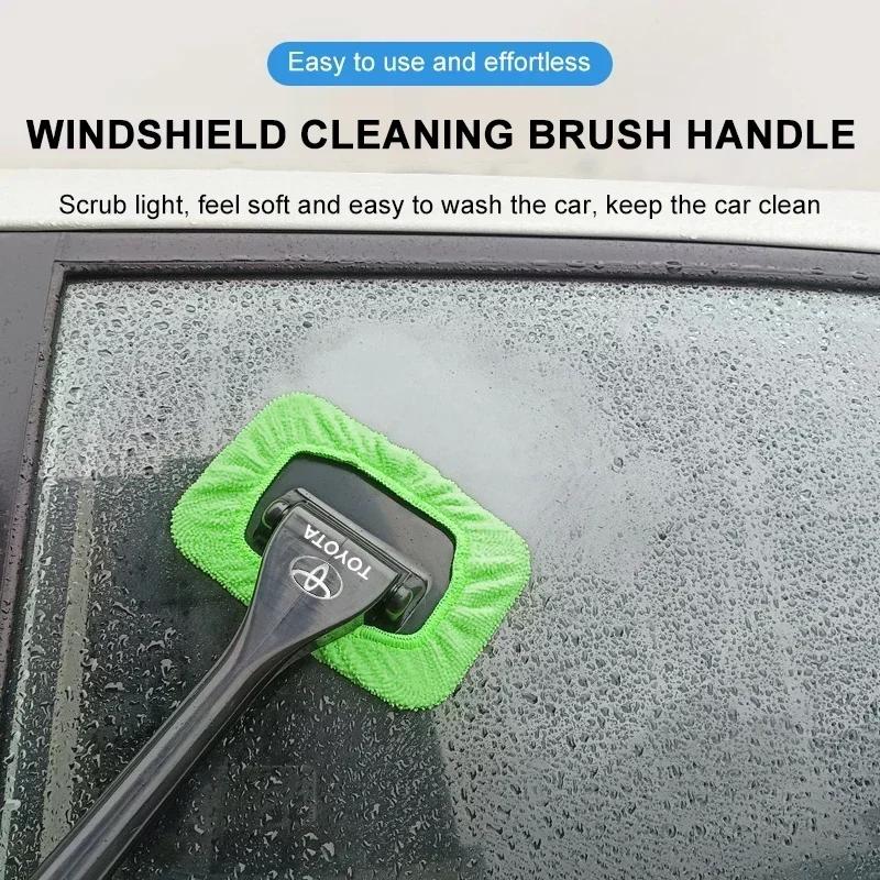 Комплект для мытья стекол автомобиля, аксессуары для Toyota TRD GR Yaris Hilux Corolla Prius Avensis, эмблема Auris Rav4