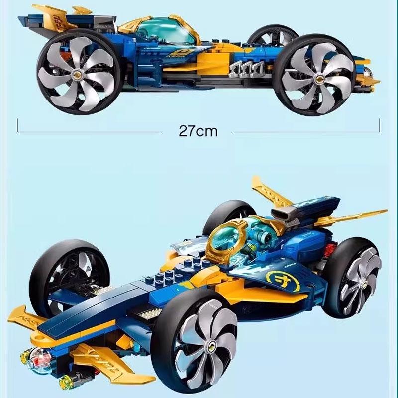 Конструктор Ninjago Водный Скоростной Гонщик для Мальчиков, Совместимый с Lego 71752