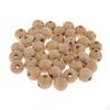 40 Bead Loose Spacer DIY Jewelry Wood Crafts
