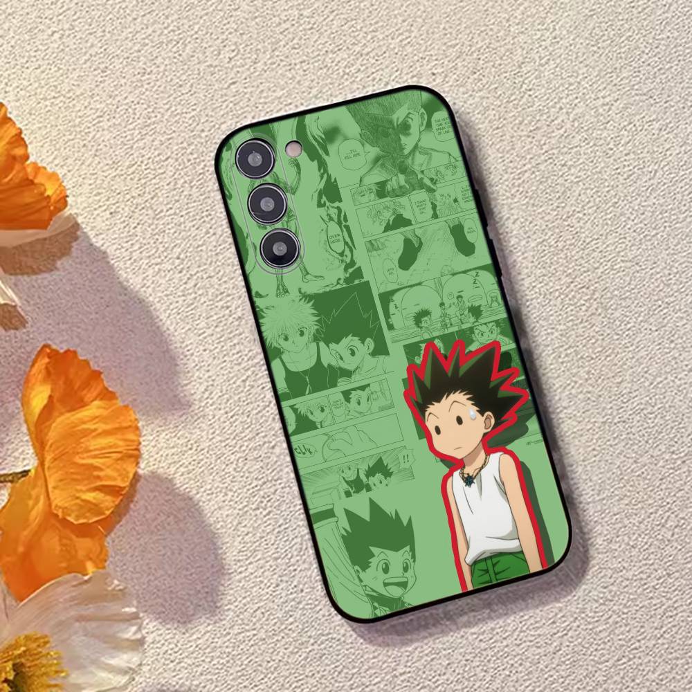 Japanese Manga H-Hunter Gon Freecss Phone Case Black Silicone Soft For Samsung Galaxy A73,A72,A71,A70,A53,A52,A51