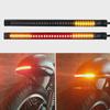 Universal 48SMD Motorcycle Light Bar: Turn Signal, Waterproof License Plate Tail Light