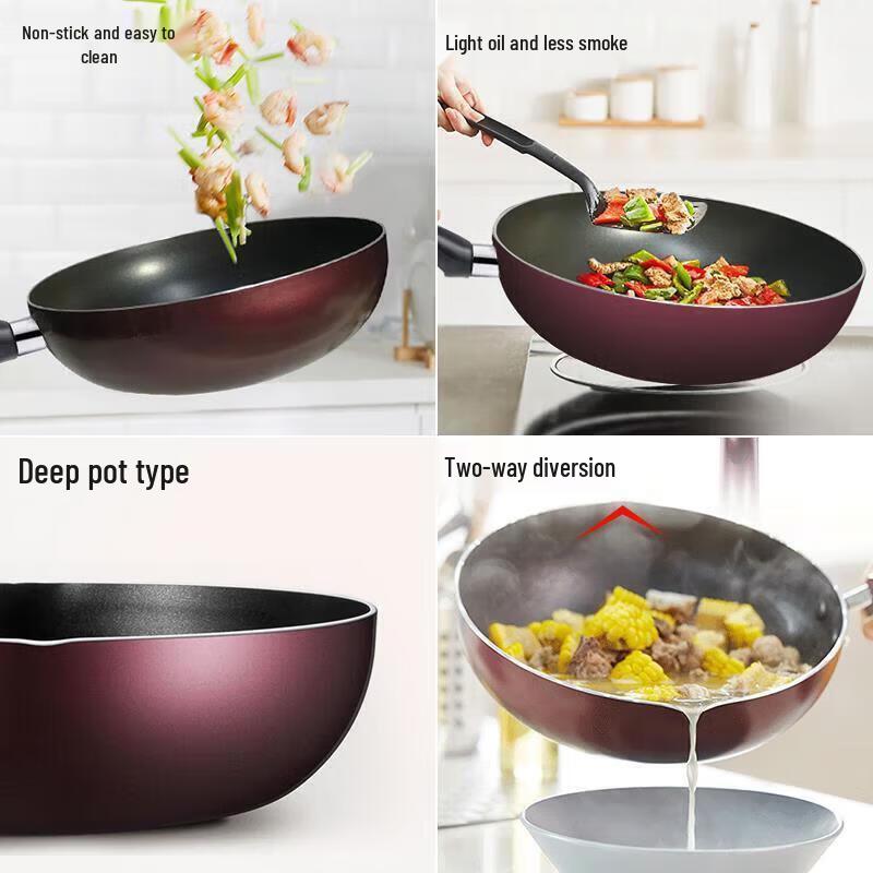 Joyoung 28cm Non-stick Frying Wok
