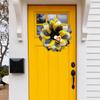 Simulation Leaf Bee SunflowerWreath Artificial Garland Hanging Pendants Wedding