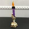 Spooky Halloween Skull Skeletal Hand Stand Led Candle Lamp With Vibrant Colors