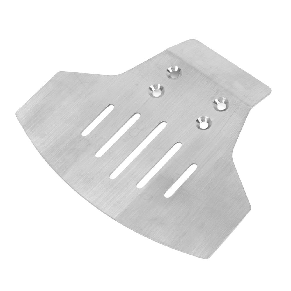 Stainless Steel Skid Plate Guard Chassis Armor for Traxxas 2WD 1/10 RC Car For 1/10 RC Car
