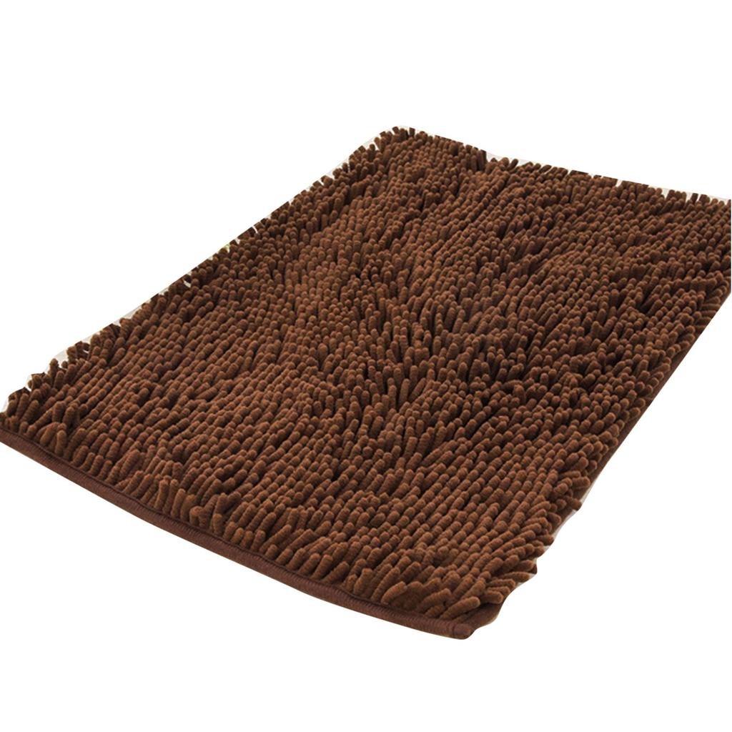 Chenille Bathroom Non- Water-absorbent Floor Mats Foot Mats Bathroom Household Doorway Carpet Entry Door Mat Bed Side Mats