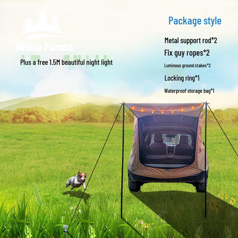 ZISIZ Car Trunk Extension Tent Awning