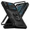 Чехол для Samsung S26 Ultra S25 S24 S23 Plus S25 FE A57 A56 A37 A36 A17 A16 5G Сверхпрочный с защитой камеры, вращающаяся на 360 градусов подставка-чехол